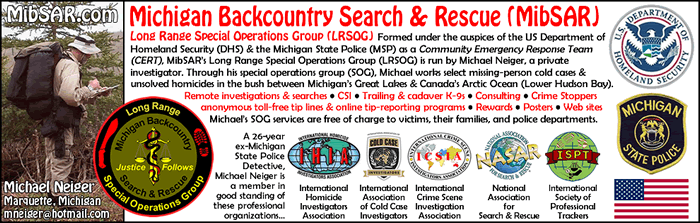 Michigan Backcountry Search and Rescue's home page