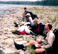 Lunch along the North Channel