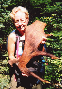 Moose shovel found by Mary Powell of Flint